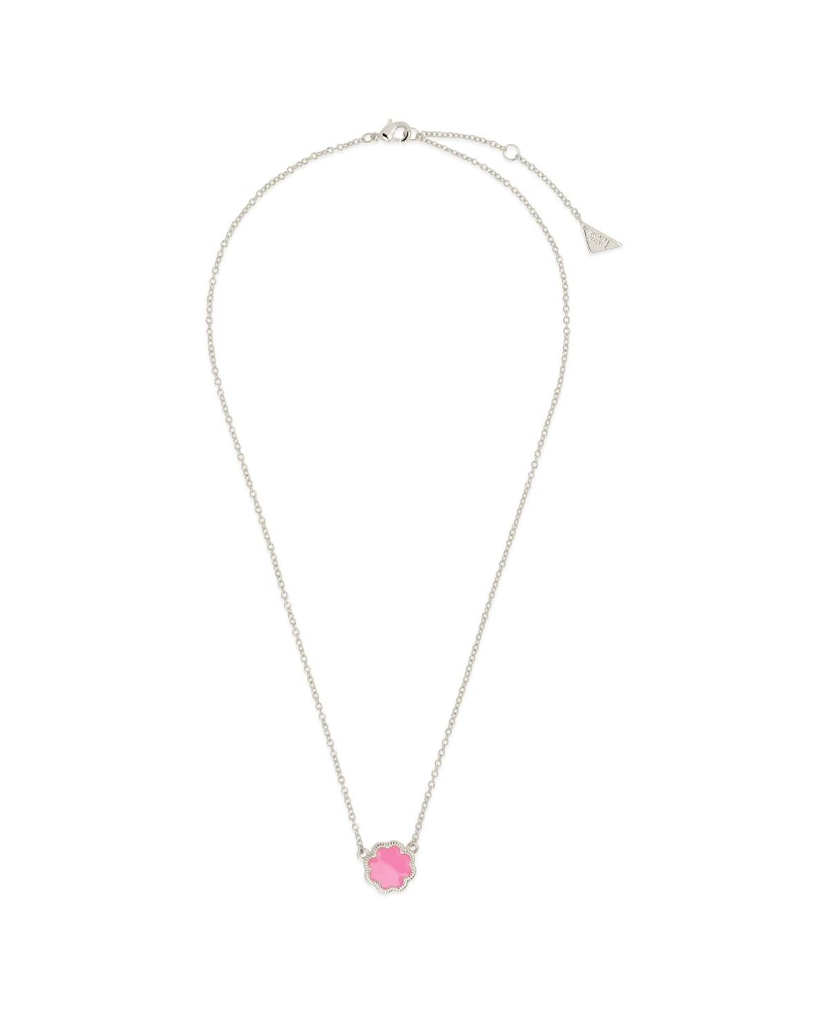 Sterling Forever Rose Petal Pendant Necklace In Gold,malachite