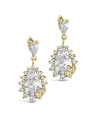 Sienna Cubic Zirconia Statement Stud Earrings