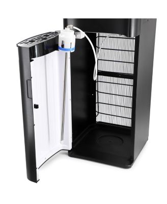 Bottom Load Hot and Cold Water Dispenser in Black
