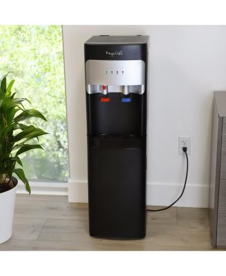 Bottom Load Hot and Cold Water Dispenser in Black