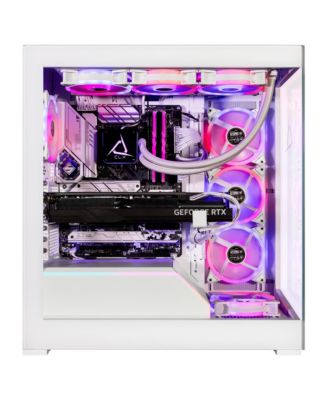 HORUS Gaming Desktop - Liquid Cooled Intel Core i9 14900KF 3.2GHz 24-Core Processor, 64GB DDR5 Memory, GeForce RTX 4090 24GB GDDR6X Graphics, 2TB SSD, 6TB HDD, WiFi, Windows 11 Home 64-bit