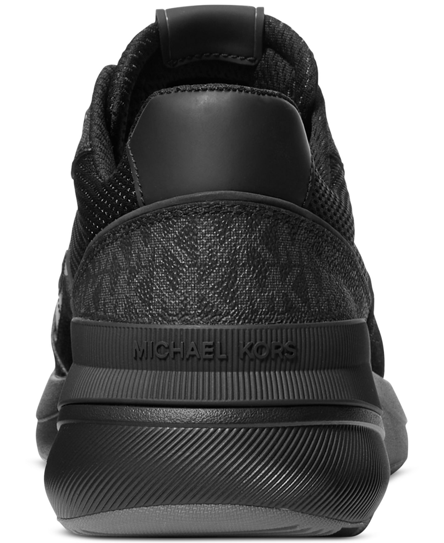 Мужские кроссовки Michael Kors Trevor Trainer, цвет: Чёрный — фото 3