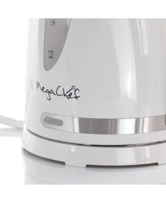 1.7 Quart Plastic Electric Tea Kettle- White