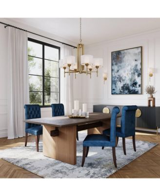 Abigale Modern Wall Light Sconces Set of 2 Brass Hardwire 5" Fixture White Fabric Shade for Bedroom Reading Living Room Hallway House