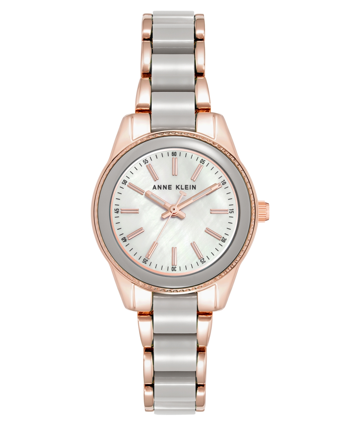 Women's Quartz Rose Gold-Tone Alloy Metal Watch, 30mm - Taupe, Rose Gold-Tone