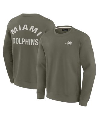 Men's and Women's Miami Dolphins Super Soft Pullover Crew Sweatshirt