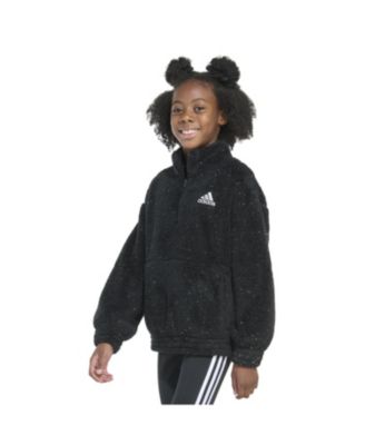 むち様XGIRL LARGE adidas冬物おまとめ adidas Big Girls Mock Neck Furry Lurex Sherpa Pullover Jacket - Macy's