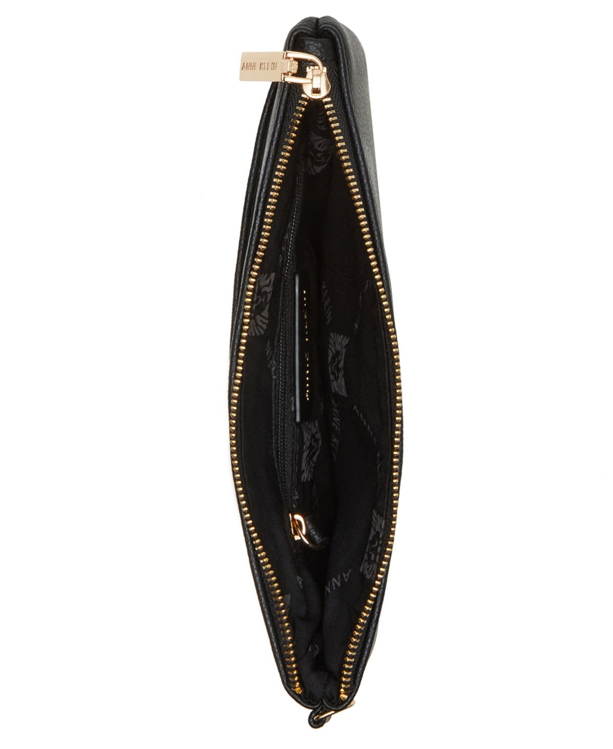 Shop Anne Klein 3 Piece Pouch Gift Set With Web Detailing In Black