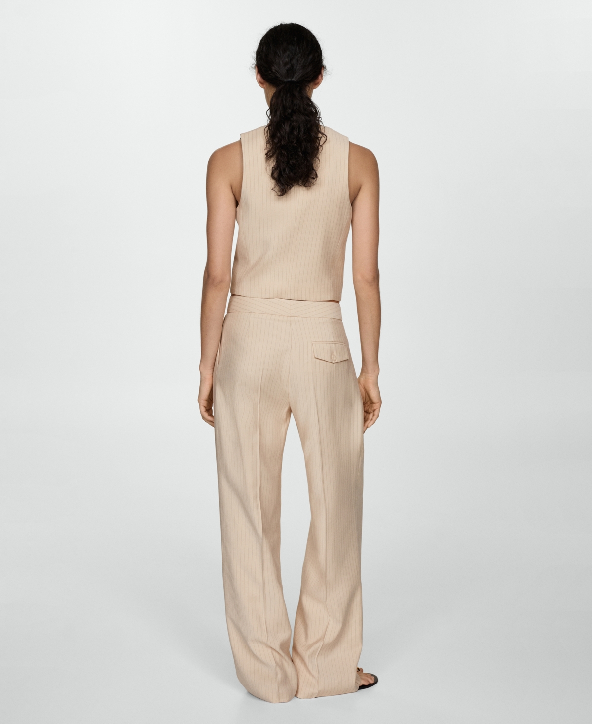 Mango Women's Striped Suit Pants