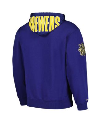 Men's Navy Milwaukee Brewers Team OG 2.0 Current Logo Pullover Hoodie