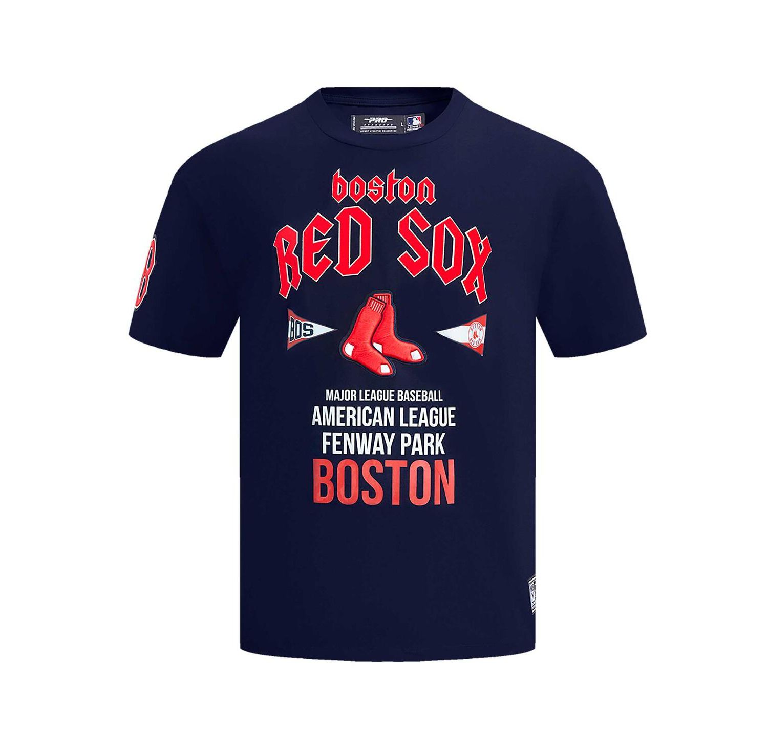 Men's Navy Boston Red Sox Oversized City Tour T-Shirt