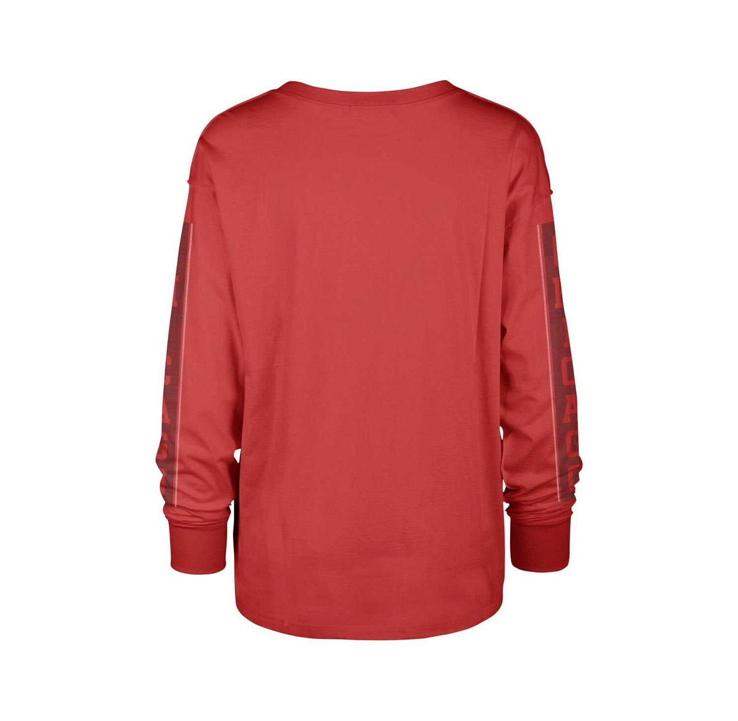 Women's Red Chicago Bulls Tomcat Long Sleeve T-Shirt