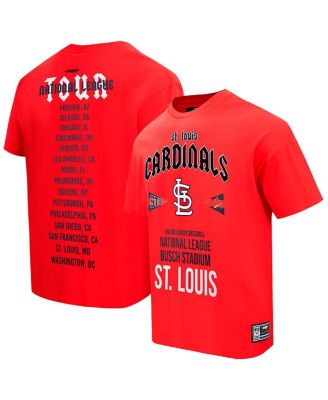 Men's Red St. Louis Cardinals Oversized City Tour T-Shirt