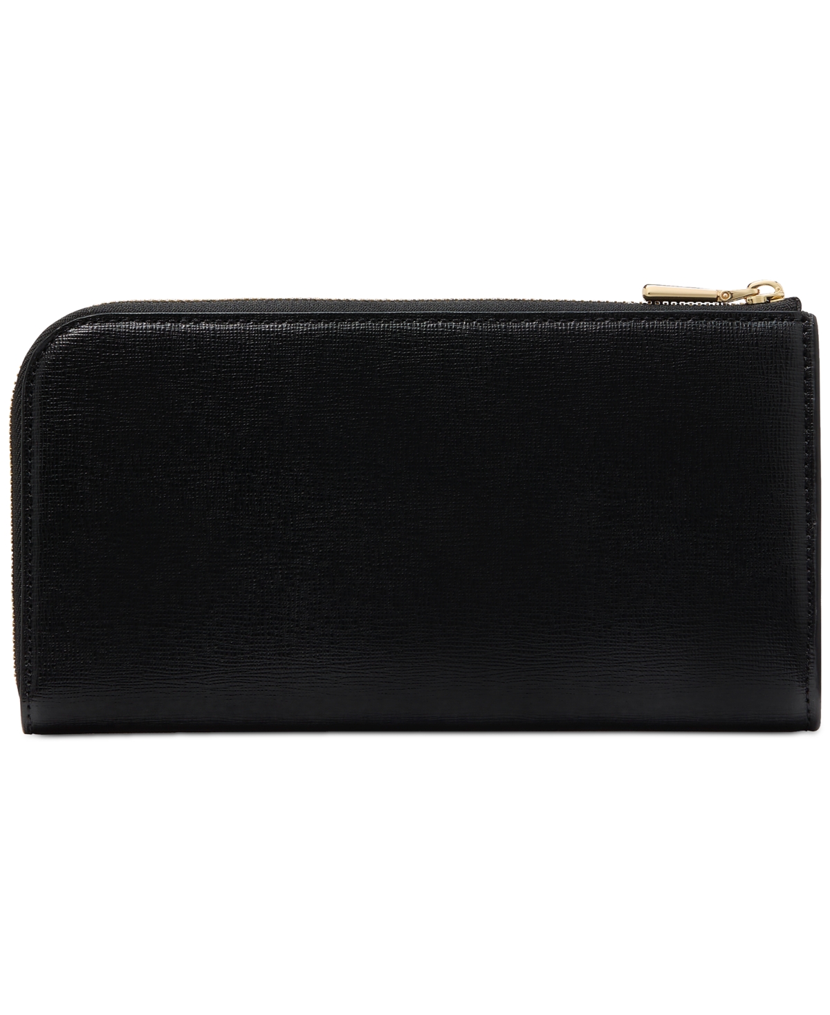 Kate Spade Devin Saffiano Leather Zip Around Continental Wallet In Black