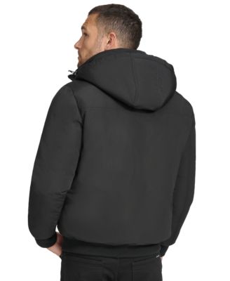 Arctic Faille Parka Bomber with Sherpa lined Hood
