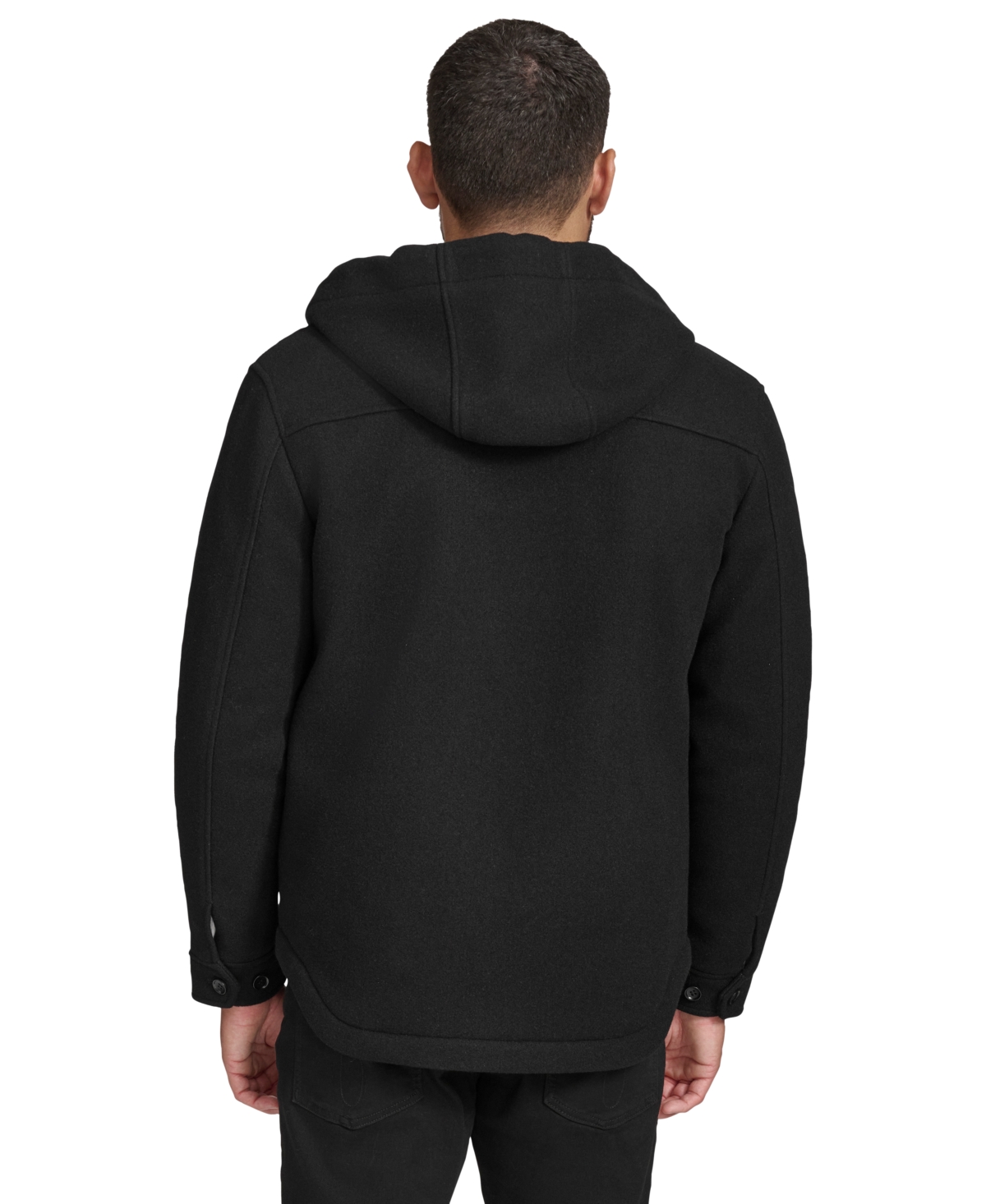 Calvin Klein Men's Hooded Shirt Jacket