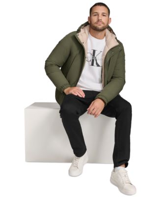 Men's Ripstop Hooded Puffer Jacket