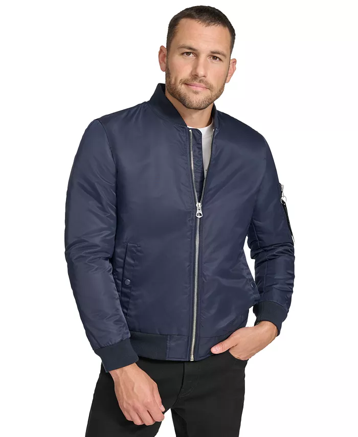 Men's Classic MA-1 Nylon Bomber Jacket