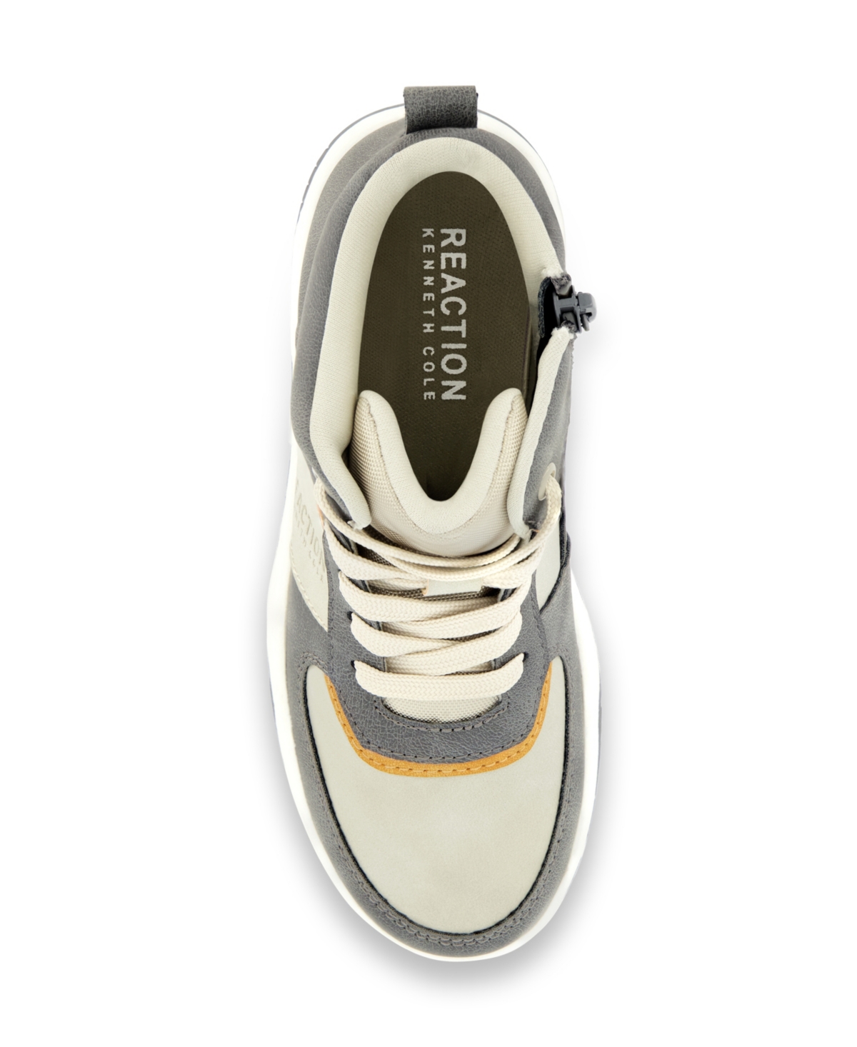 Kenneth Cole New York Little And Big Boys Cyril Amir High Top Sneakers In Grey