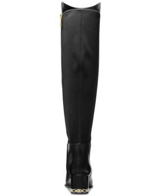MICHAEL KORS　ロングブーツ MICHAEL Michael Kors Women's June Leather Knee High Riding Boots