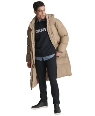 Men's Quilted Hooded Duffle Parka 