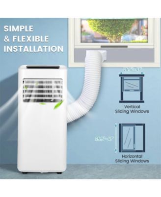 10000 BTU Portable Air Conditioner with Sleep Mode-White