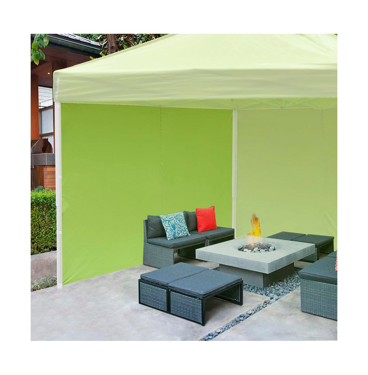 Yescom InstaHibit Universal Privacy Sidewall UV30+ Fits 10x10ft Canopy Gazebo 1 Piece