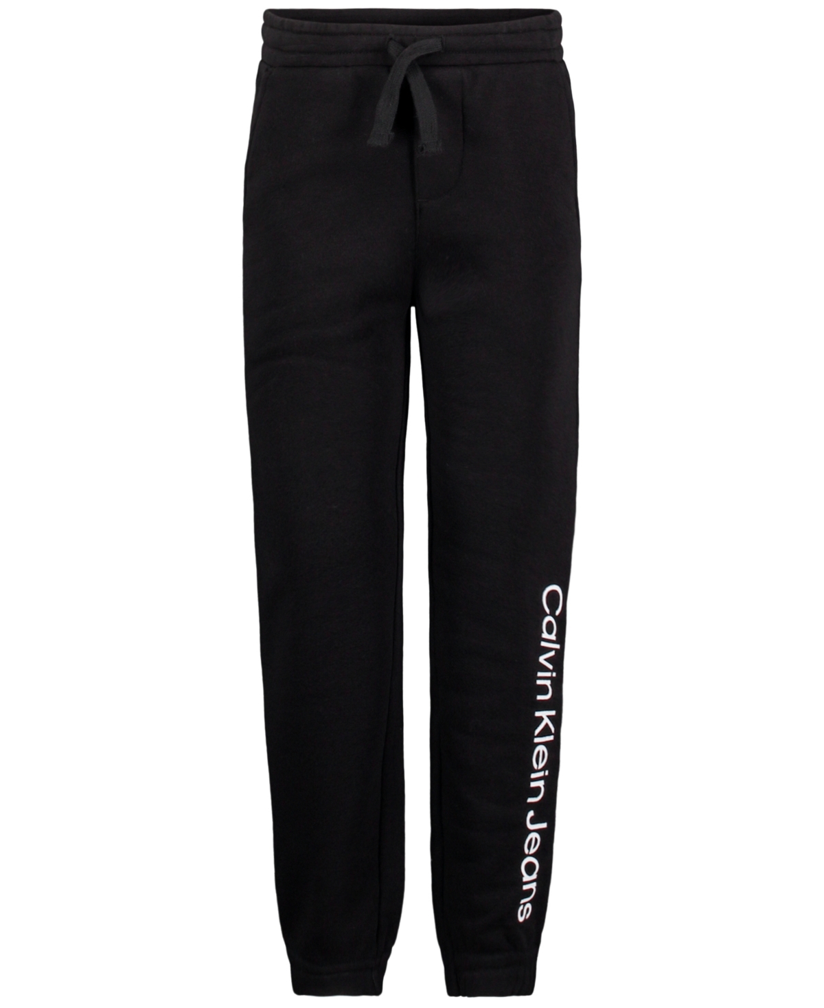 Calvin Klein Big Boys Logo Leg Soft Fleece Jogger