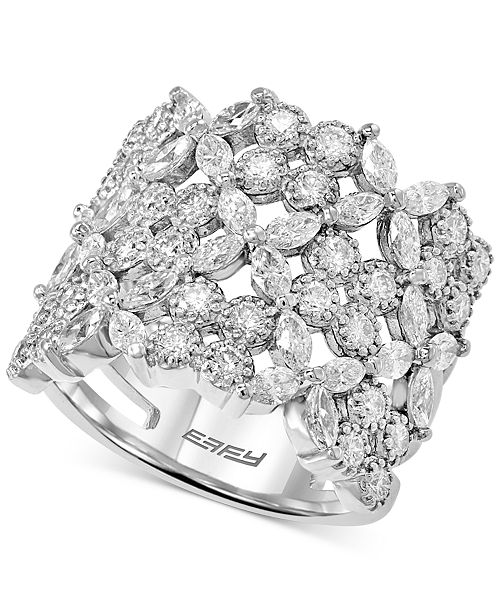 EFFY Collection EFFY Limited Edition Pavé Classica Diamond Ring (2-1/3 ...