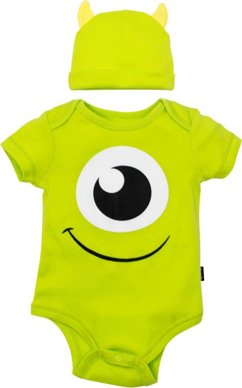 Комплект Monsters Inc. 2-Piece Cosplay Bodysuit and Hat Set для мальчиков-малышей, цвет: Лаймовый зелёный