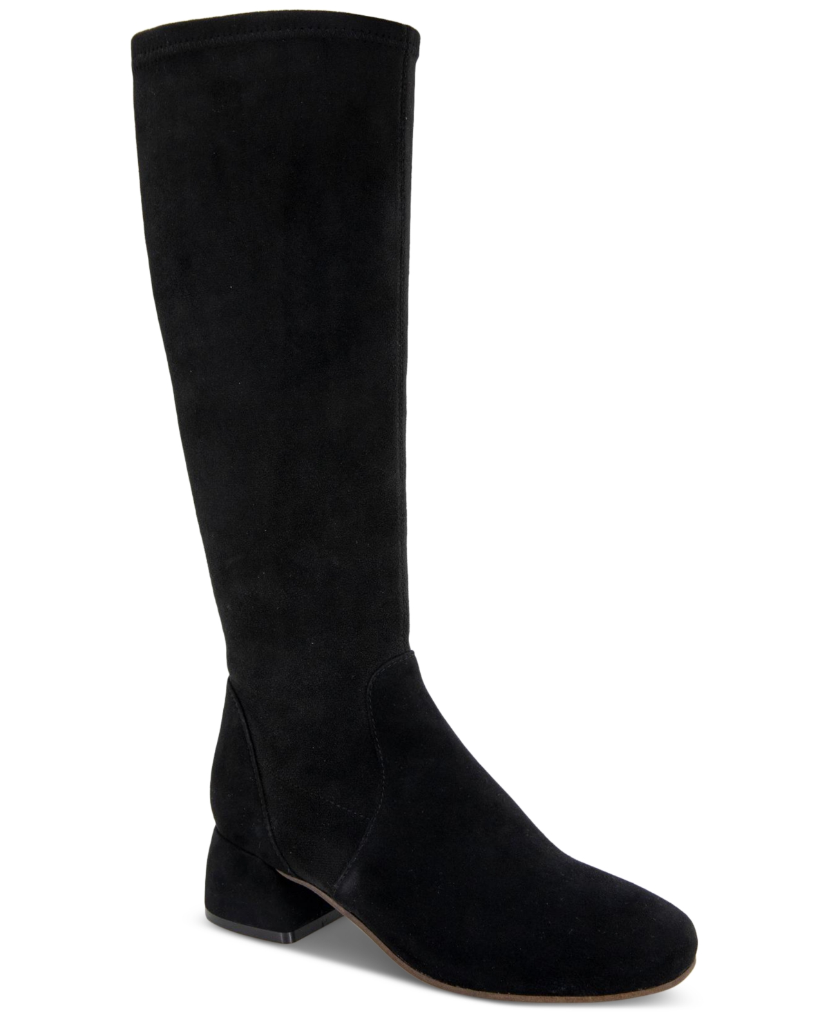 Gentle Souls Women's Emily Stretch Boots In Black Suede