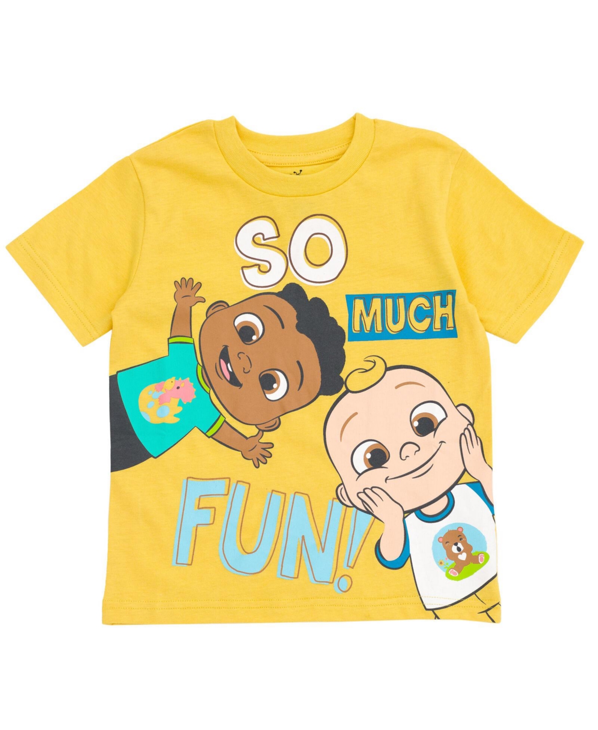 CoComelon Baby Boys Jj T-Shirt and Mesh Shorts Outfit Set