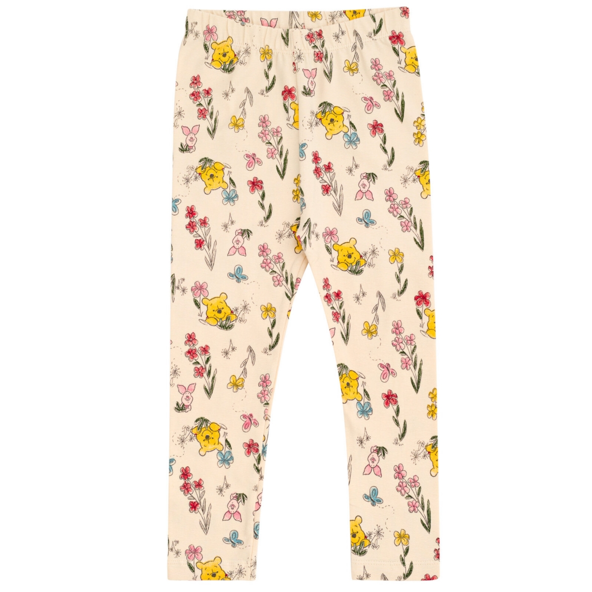 Disney Baby Girls Winnie the Pooh Peplum T-Shirt and Leggings Outfit Set Newborn to (0-3 Months - 5T) -/ pink