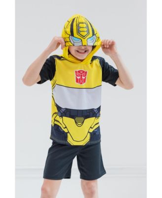 Toddler Boys Athletic Pullover T-Shirt Mesh Shorts Outfit Set