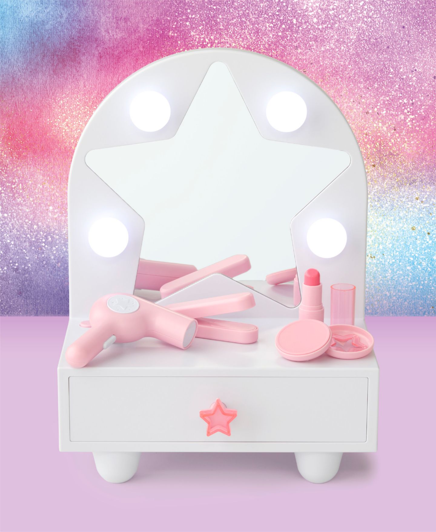 Детский игровой набор Geoffrey's Toy Box Starlight Glam Light-Up Vanity Playset — фото 2