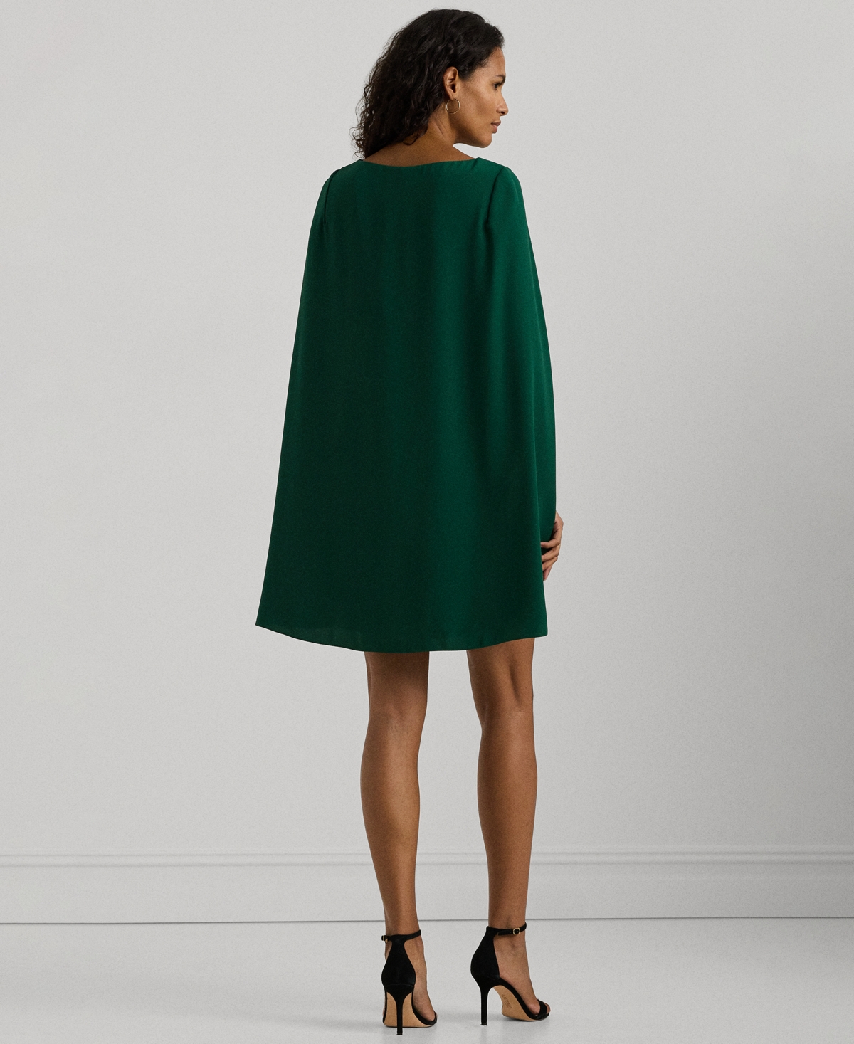 Lauren Ralph Lauren Women's Georgette Cape Dress