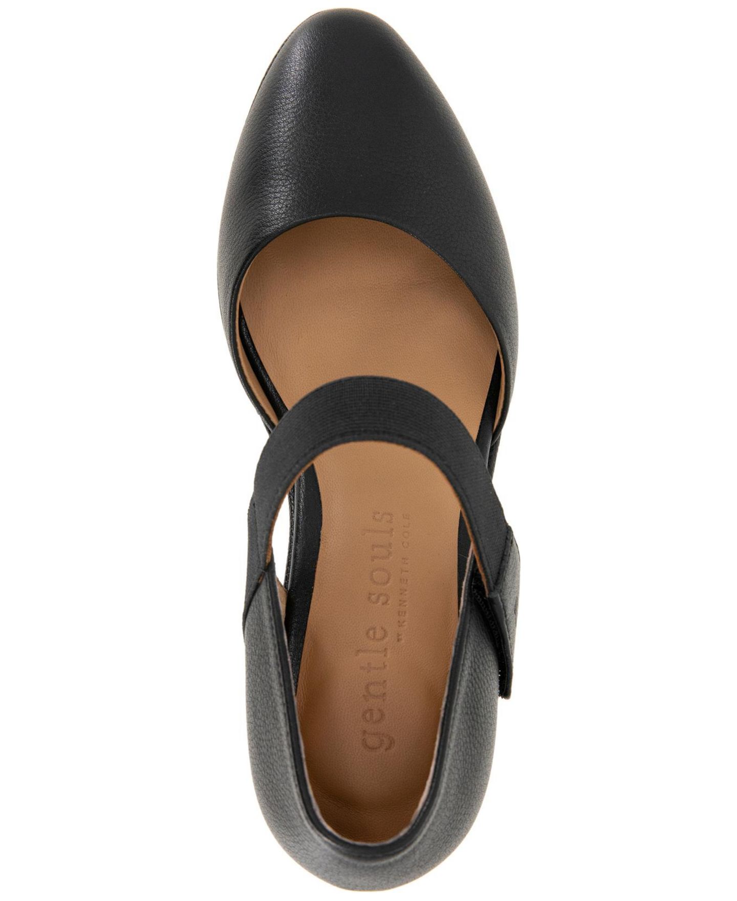 Женские туфли Gentle Souls Oriana Wedge Pumps, цвет: Чёрный кожаный — фото 4