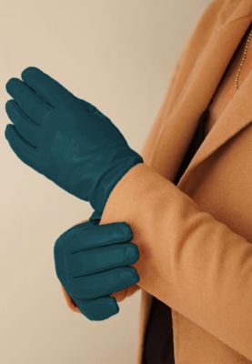 Women`s Premium Lamb Leather Touchscreen Gloves "CHELSEA"
