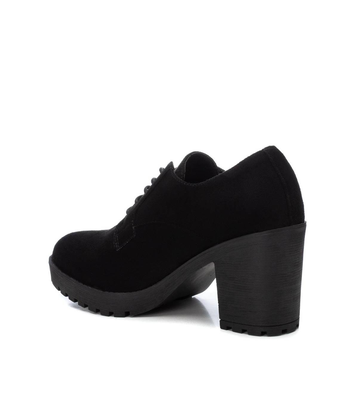 Xti Women's Heeled Lace-Up Suede Oxfords By