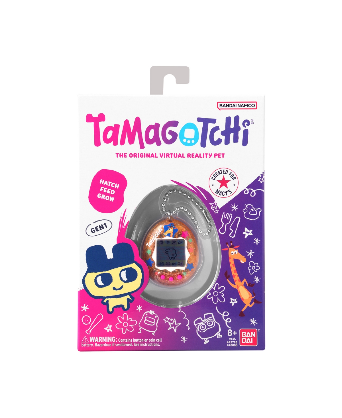 Original Tamagotchi Nano Geoffrey The Giraffe Shell, Created For Macy's In Orange