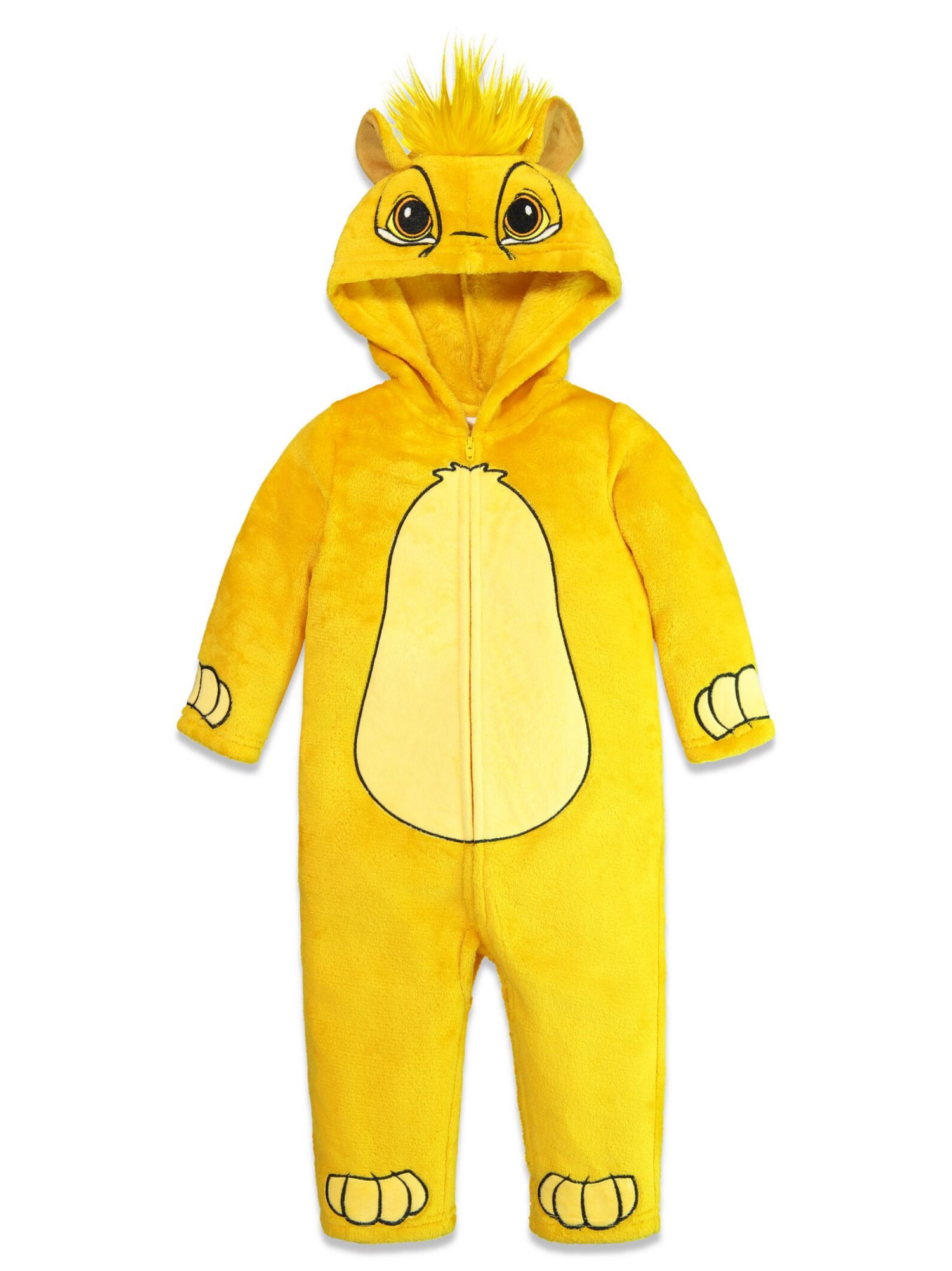 Little Boys Disney Simba Zip Up Cosplay Coverall Newborn to