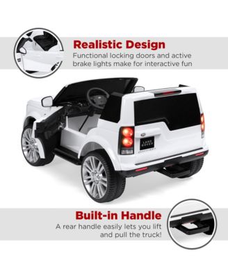 12V 3.7 MPH 2-Seater Licensed Land Rover Ride On Car Toy w/ Parent Remote Control