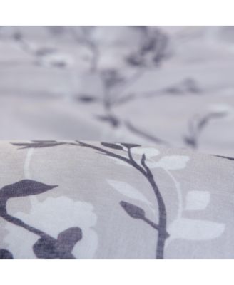 Premium 2-Panel Floral Textured Sheer Curtain Panels - 3-in-1 Back Tab, Rod Pocket, Ring Tab - for Windows Living Room Bedroom- Translucent Window Drapes for Home - 52 x 84 Inches - Brown