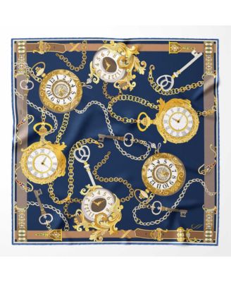 Men's Like Clockwork - Silk Pocket Square for Men