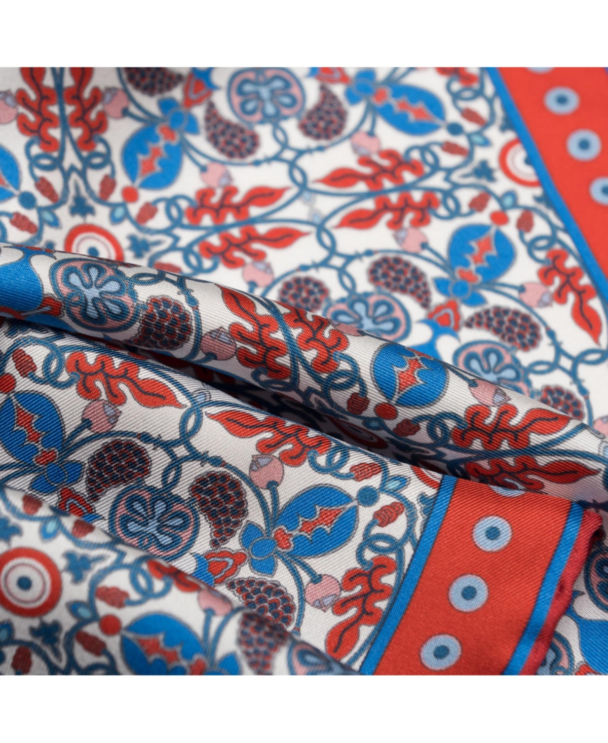 Men's Nebbiolo - Silk Pocket Square for Men - Red