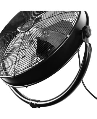 20 Inch Industrial 3 Speed Heavy Duty Powerful and Quiet Metal High Velocity 360 Degree Tilting Pedestal Drum Fan