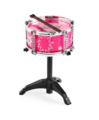 11-Piece Kids Starter Drum Set w/ Bass Drum, Tom Drums, Snare, Cymbal, Stool, Drumsticks