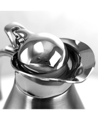 2 Quart Deluxe Stainless Steel Thermal Beverage Carafe for Coffee and Tea