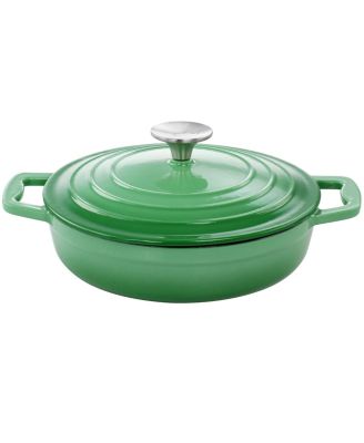 Enameled Cast Iron 2 Quart Round Braiser Pan