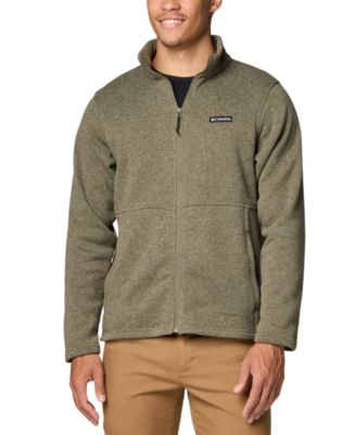 Men's Alto Pass Textured Knit Sweater Fleece Zip-Front Jacket